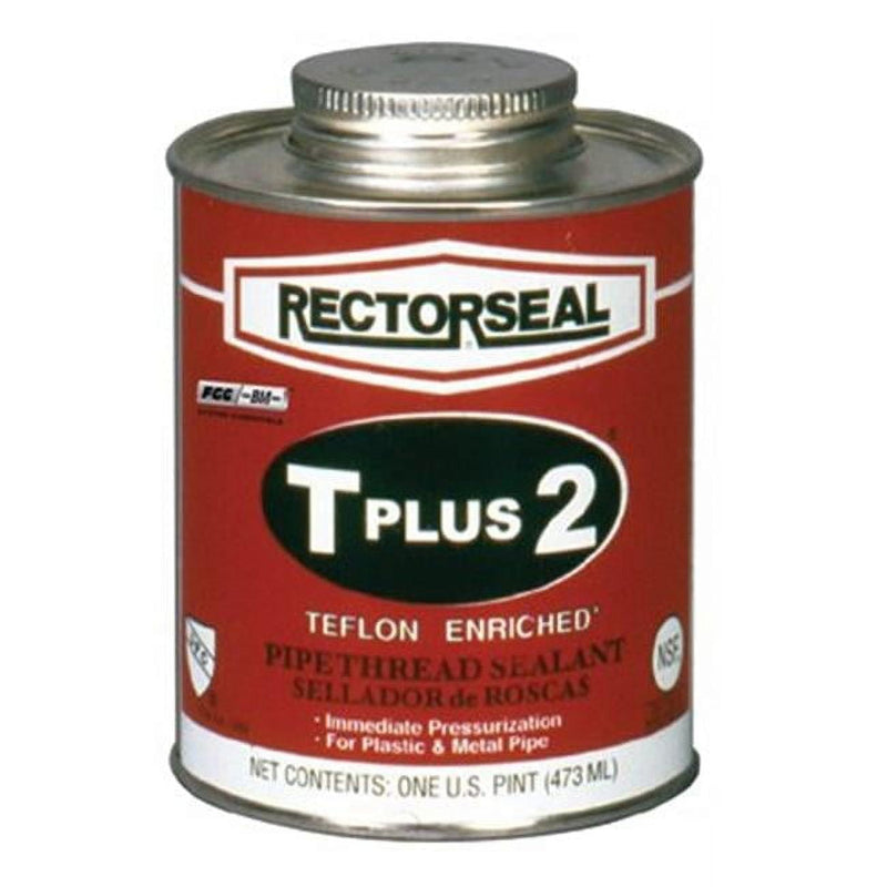 RectorSeal T Plus 2 White Pipe Thread Sealant 8 oz