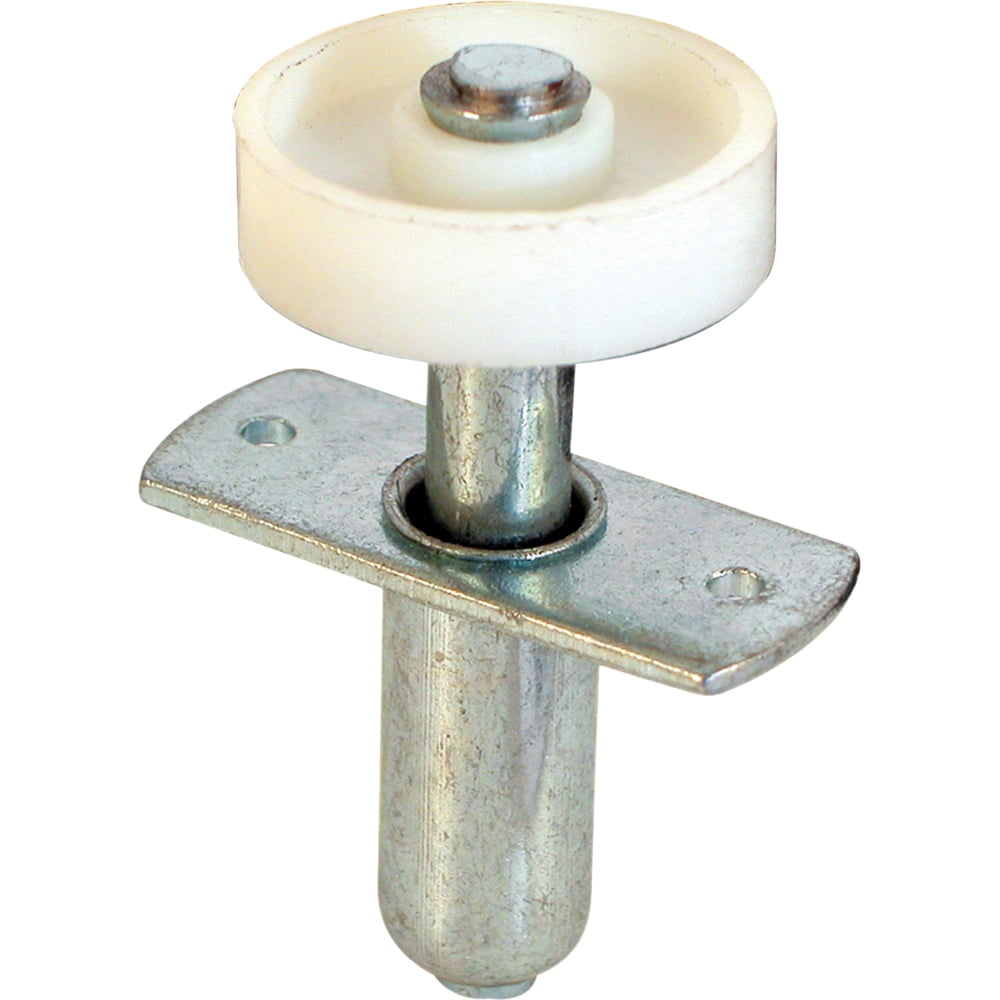 Prime-Line Mill White Steel Guide Wheel 2 pc
