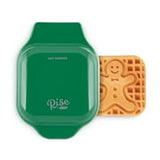 Rise by Dash 1 waffle Green Aluminum Waffle Maker