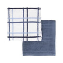 Ritz Blue/White Cotton Dish Cloth 2 pk