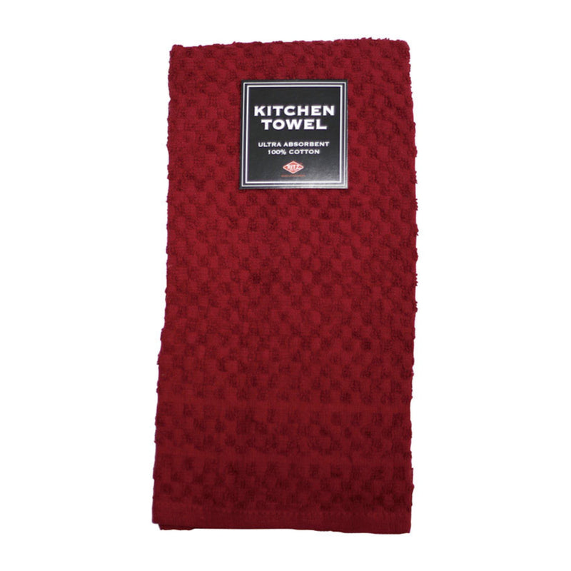 Ritz Paprika Cotton Kitchen Towel 1 pk