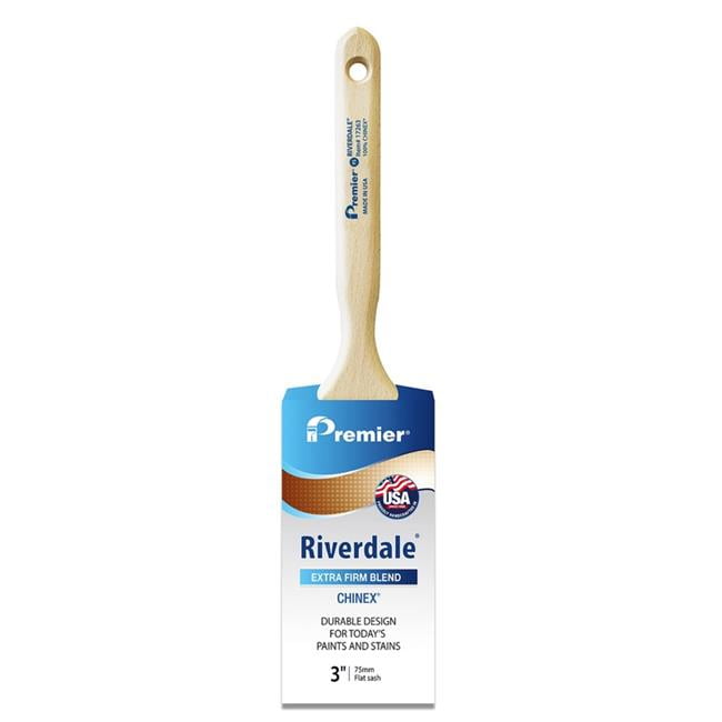 Premier Riverdale 3 in. Extra Stiff Flat Sash Paint Brush