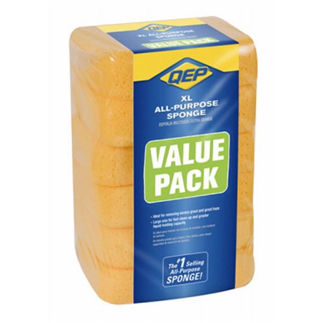 QEP Heavy Duty Sponge For All Purpose 7-1/2 in. L 6 pk
