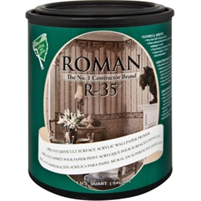 Roman R-35 Clear Water-Based Acrylic Wallcovering Primer 1 qt