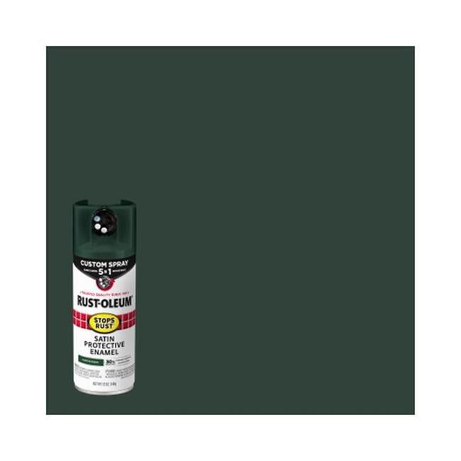 Rust-Oleum Stops Rust 5-in-1 Indoor/Outdoor Satin Hunter Green Oil-Based Oil Modified Alkyd Protecti