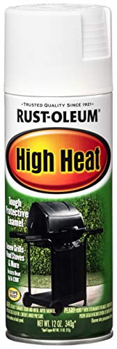 Rust-Oleum Specialty Satin White High Heat Spray Paint 12 oz