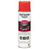 Rust-Oleum Industrial Choice Fluorescent Red-Orange Inverted Marking Paint 17 oz