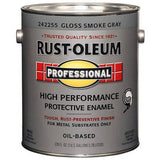 Rust-Oleum Professional Indoor and Outdoor Gloss Smoke Gray Oil-Based Enamel Protective Paint 1 gal