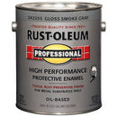 Rust-Oleum Professional Indoor and Outdoor Gloss Smoke Gray Oil-Based Enamel Protective Paint 1 gal