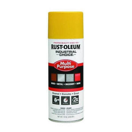 Rust-Oleum Industrial Choice OSHA Safety Yellow Multi-Purpose Enamel Spray 12 oz