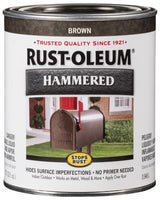 Rust-Oleum Stops Rust Indoor and Outdoor Hammered Brown Protective Paint 1 qt
