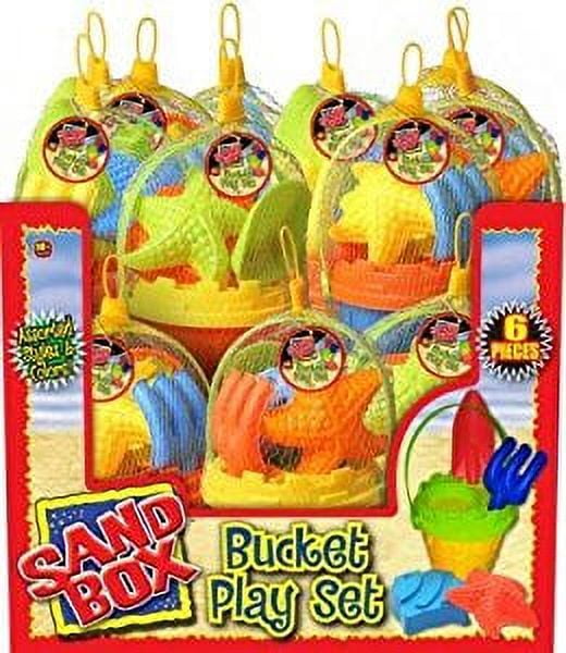 Sand Box Sand Toys Plastic 6 pc