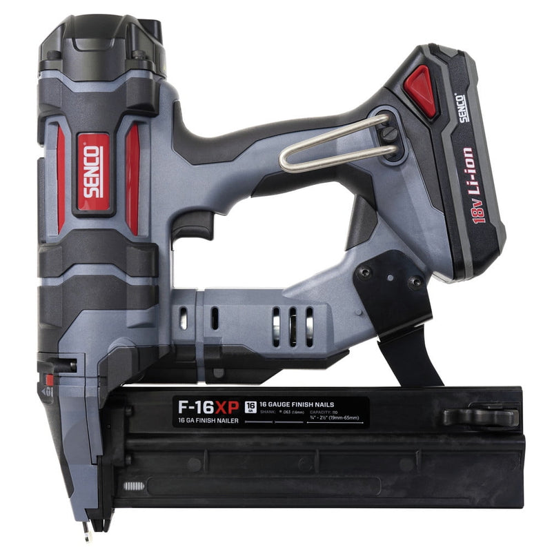 Senco 16 Ga. Cordless Pneumatic Finish Nailer Kit (Battery & Charger) 18 V