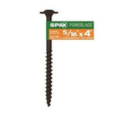 SPAX PowerLags 5/16 in. X 4 in. L Washer High Corrosion Resistant Carbon Steel Lag Screw 1 pk