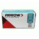 Arrow HT19 3/8 in. W X 1/4 in. L 18 Ga. Flat Crown Staples 5000 pk