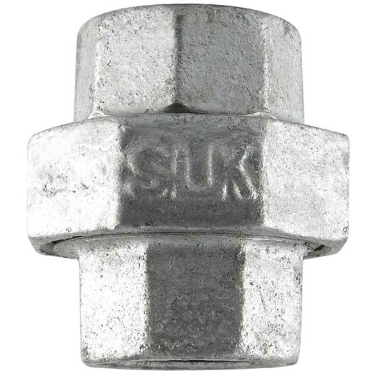 STZ Industries 2-1/2 in. FIP each X 2-1/2 in. D FIP Galvanized Malleable Iron Union
