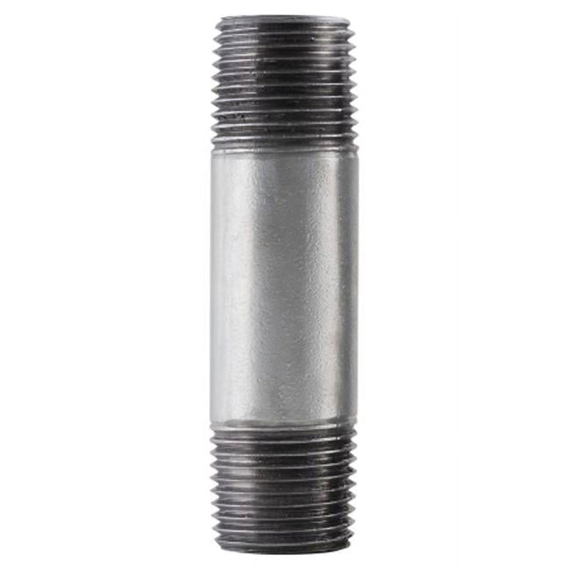 STZ Industries 1/2 in. MIP each X 1/2 in. D MIP Galvanized Steel 3 in. L Nipple