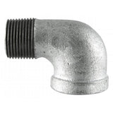 STZ Industries 2 in. FIP each X 2 in. D MIP Galvanized Malleable Iron 90 Degree Street Elbow
