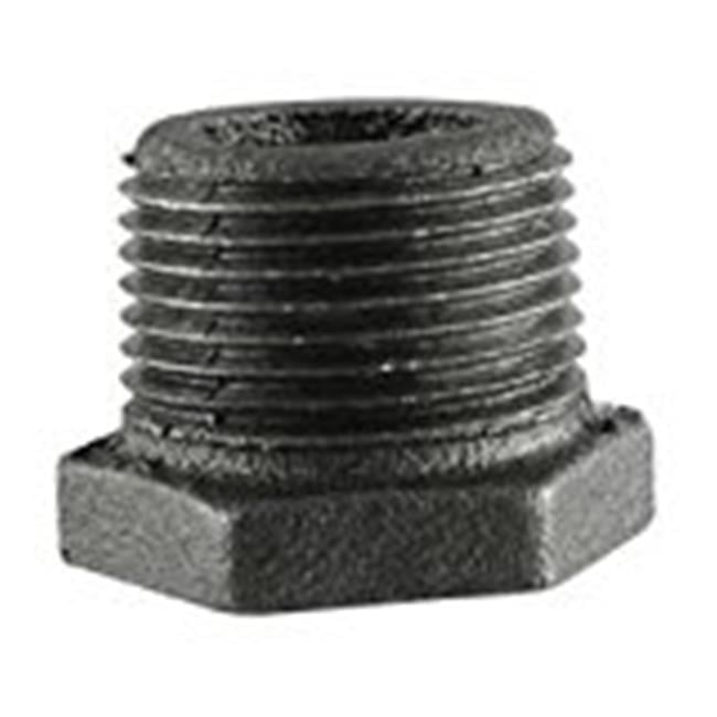 STZ Industries 1-1/2 in. MIP each X 1-1/4 in. D FIP Black Malleable Iron Hex Bushing
