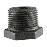 STZ Industries 1-1/2 in. MIP each X 1-1/4 in. D FIP Black Malleable Iron Hex Bushing