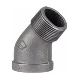 STZ Industries 1-1/4 in. MIP each X 1-1/4 in. D FIP Black Malleable Iron 45 degree Street Elbow