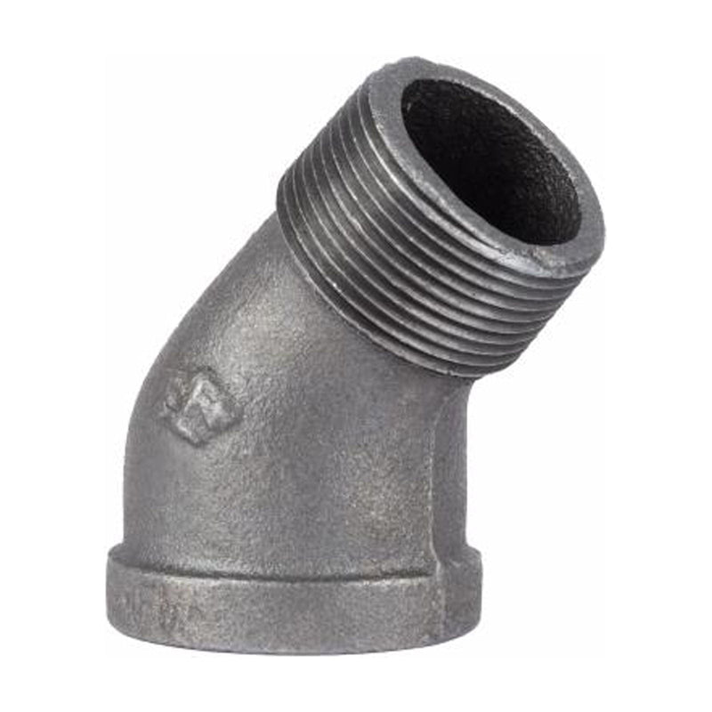 STZ Industries 1-1/4 in. MIP each X 1-1/4 in. D FIP Black Malleable Iron 45 degree Street Elbow