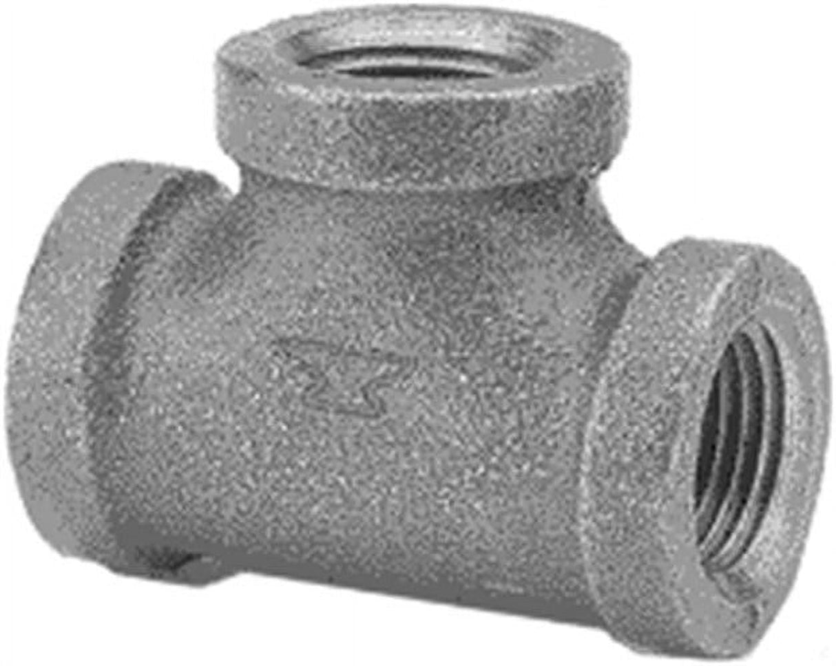 STZ Industries 1/2 in. FIP each X 1/2 in. D FIP FIP Galvanized Malleable Iron Reducing Tee