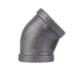 STZ Industries 1/8 in. FIP each X 1/8 in. D FIP Black Malleable Iron 45 Degree Elbow