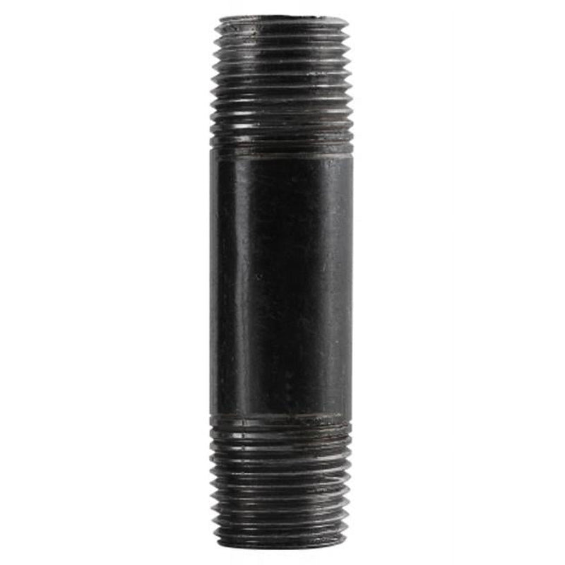 STZ Industries 1 in. MIP each X 1 in. D MIP Black Steel 2 in. L Nipple