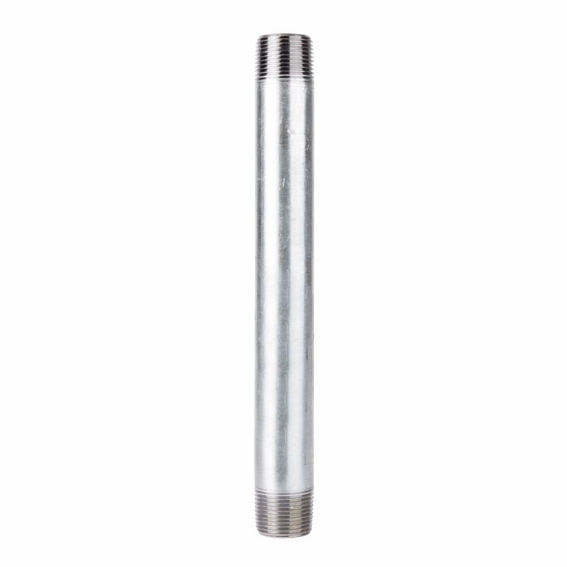 STZ Industries 1 in. MIP each X 1 in. D MIP Galvanized Steel 11 in. L Nipple
