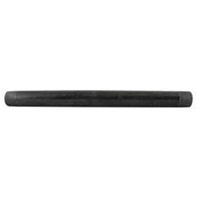 STZ Industries 2 in. MIP each X 2 in. D MIP Black Steel 12 in. L Nipple