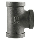 STZ Industries 3/4 in. FIP each X 3/4 in. D FIP 1 in. D FIP Black Malleable Iron Reducing Tee