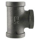 STZ Industries 3/4 in. FIP each X 3/4 in. D FIP 1 in. D FIP Black Malleable Iron Reducing Tee