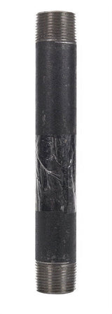 STZ Industries 3/4 in. MIP each X 3/4 in. D MIP Black Steel 7 in. L Nipple