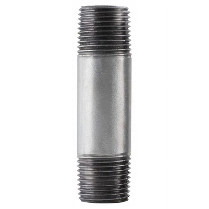 STZ Industries 3/4 in. MIP each X 3/4 in. D MIP Galvanized Steel 12 in. L Nipple