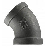 STZ Industries 3/8 in. FIP each X 3/8 in. D FIP Black Malleable Iron 45 Degree Elbow
