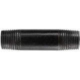 STZ Industries 3/8 in. MIP each X 3/8 in. D MIP Black Steel 4-1/2 in. L Nipple