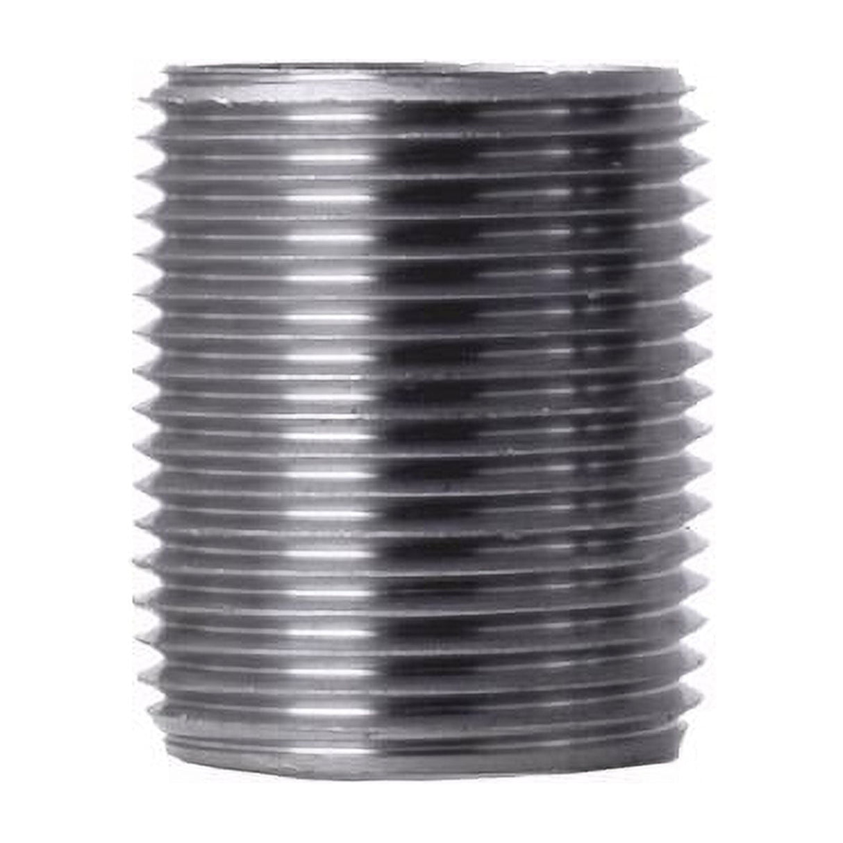 STZ Industries 3 in. MIP each X 3 in. D MIP Black Steel Close Nipple