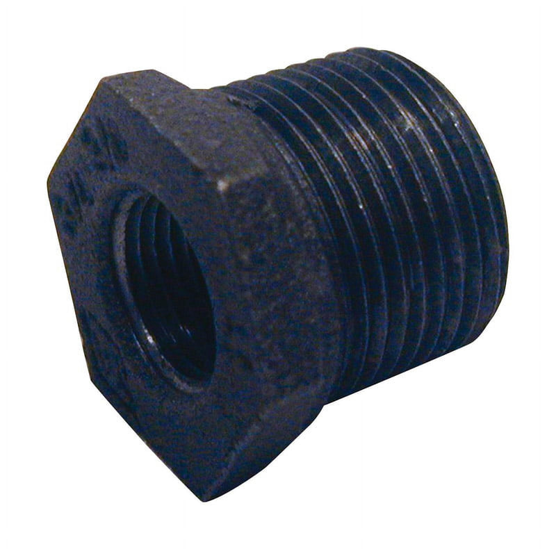 STZ Industries 4 in. MIP each X 2-1/2 in. D FIP Black Malleable Iron Hex Bushing