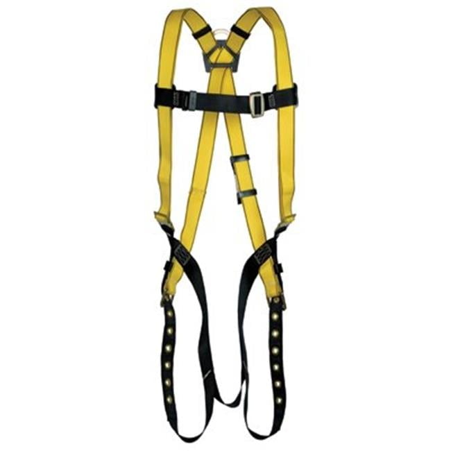 Safety Works Unisex Polyester Safety Harness 400 lb. cap. XL Yellow 1 pc