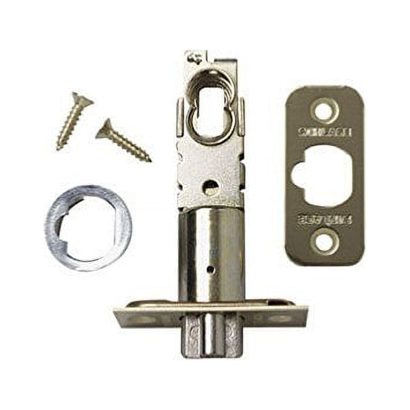 Schlage Bright Brass Steel Dead Latch 1 pk