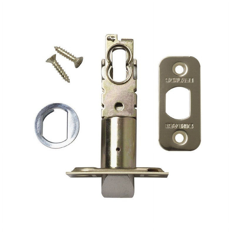 Schlage Bright Brass Steel Spring Latch 1 pk