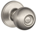 Schlage Dexter Corona Satin Nickel Privacy Knob Right or Left Handed