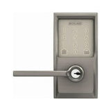 Schlage Encode Satin Nickel Metal WiFi Deadbolt with Latitude Lever