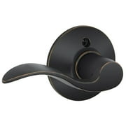 Schlage Accent Traditional Aged Bronze Dummy Lever Left Handed