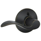 Schlage Accent Traditional Aged Bronze Dummy Lever Left Handed