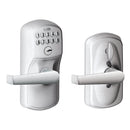 Schlage Satin Chrome Steel Electronic Keypad Entry Lock