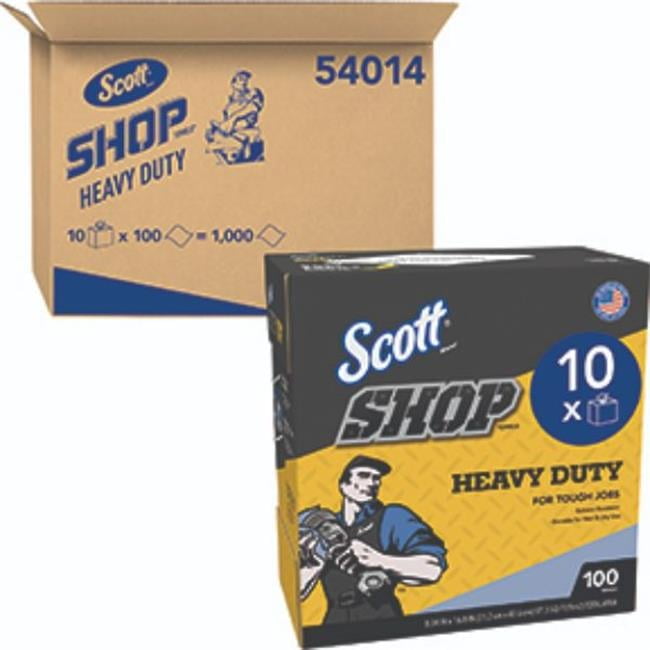 Scott Non-Woven Fibers Shop Towels 16.8 in. W X 8.34 in. L 100 sheet 1 pk