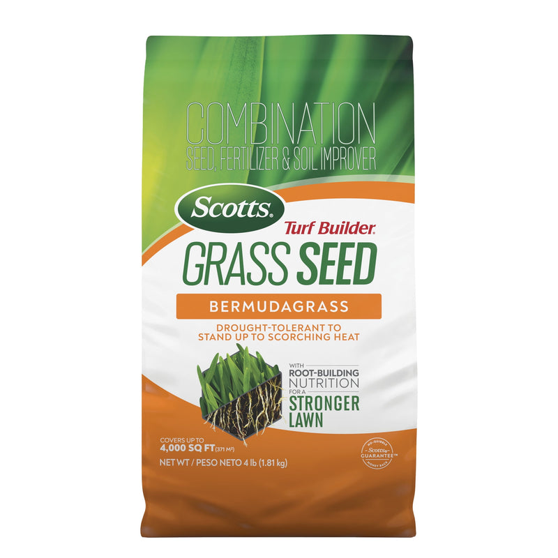 Scotts Turf Builder Bermuda Grass Sun or Shade Fertilizer/Seed/Soil Improver 4 lb