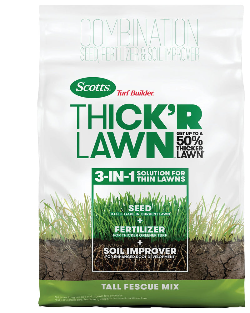 Scotts Turf Builder ThickR Lawn All-Purpose Lawn Fertilizer For Tall Fescue Grass 4000 sq ft